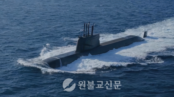 2018년 1차 진수된 대한민국 해군의 도산안창호함.                                                                                   출처=위키백과